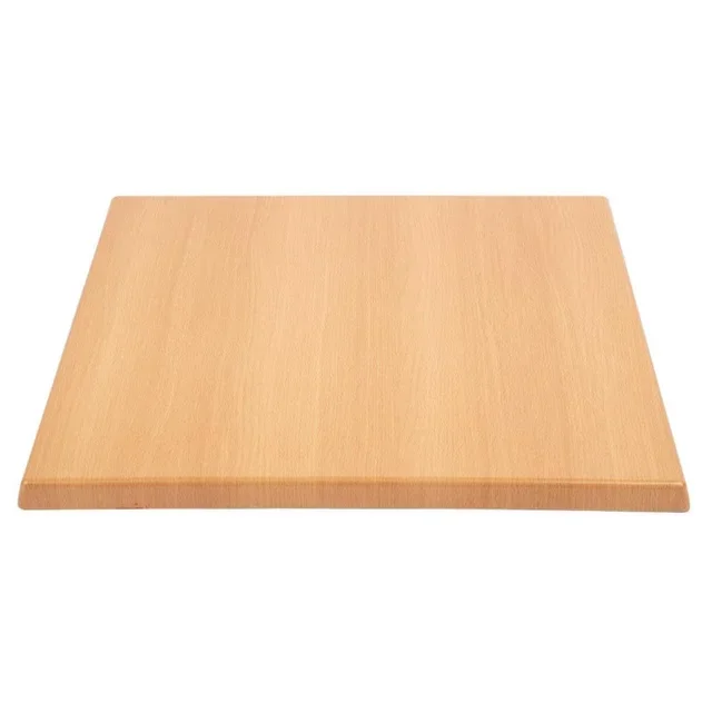 Tapa de Mesa Cuadrada Efecto Madera Haya 60 cm