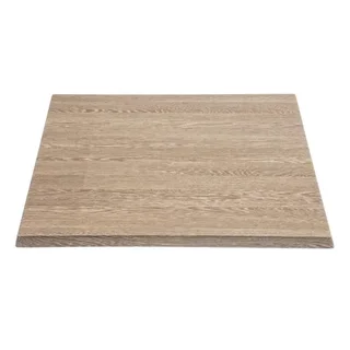 Tablero de Mesa Cuadrado 70x70 cm Aspecto Madera Envejecida