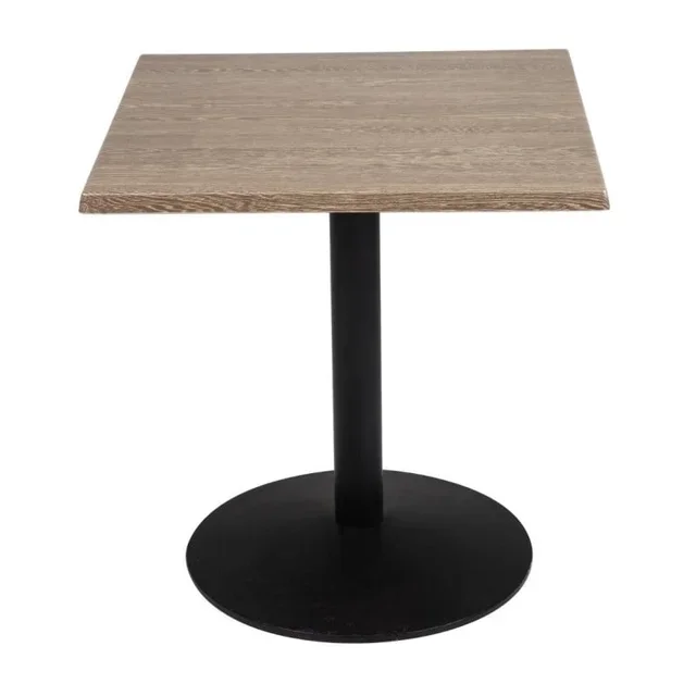 Tablero de Mesa Cuadrado 70x70 cm Aspecto Madera Envejecida