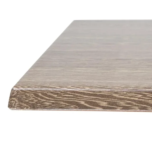 Tablero de Mesa Cuadrado 70x70 cm Aspecto Madera Envejecida