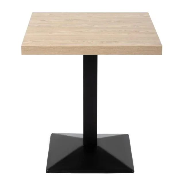 Tablero de Mesa Cuadrado Efecto Madera Clara 70 cm