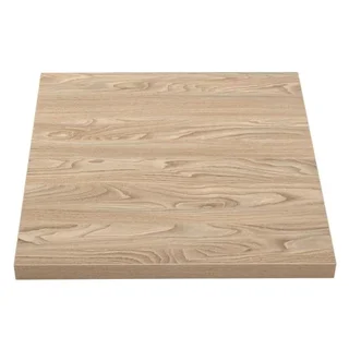 Tablero de Mesa Cuadrado Efecto Madera Clara 70 cm