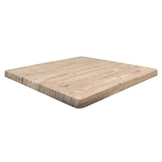 Square Wooden Table Top HDF Washington Pine 60x60 cm