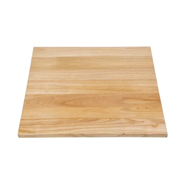 Square Wooden Table Top Natural 70 cm