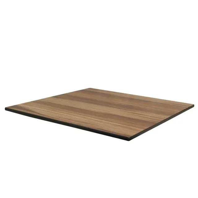Square Table Top Mesa - Colorado Oak Wood - 70 x 70 cm