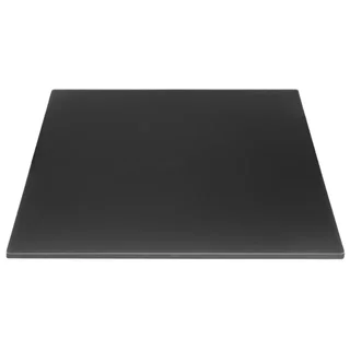 Quadratische Tischplatte Schwarz Matt 70 cm