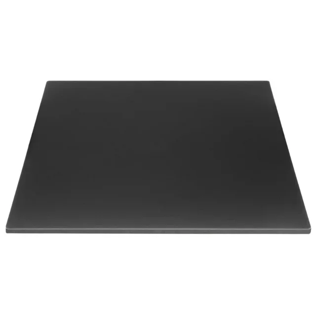 Square Table Top Black Matte 70 cm