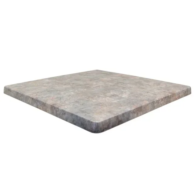 Square Zinc Table Top - 700 x 700 mm