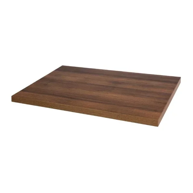 Solid Oak Wood Table Top 70 cm Rustic Finish