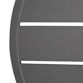 Round Table Top Dark Grey Aluminium Ø 580 mm