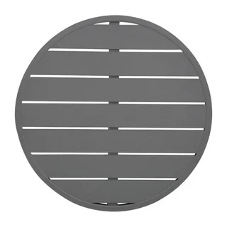 Round Table Top Dark Grey Aluminium Ø 580 mm