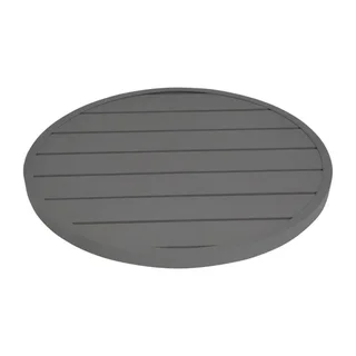 Round Table Top Dark Grey Aluminium Ø 580 mm