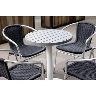 Round Table Top Aluminium Light Grey Ø580 mm