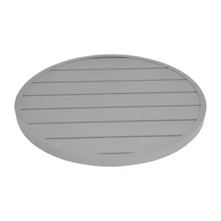 Round Table Top Aluminium Light Grey Ø580 mm
