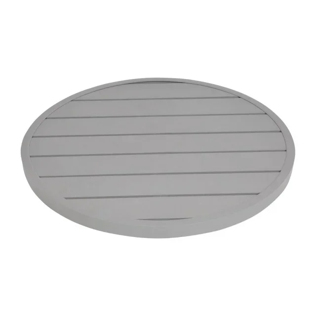 Round Table Top Aluminium Light Grey Ø580 mm