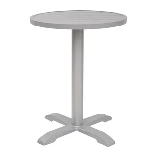 Round Table Top Aluminium Light Grey Ø580 mm