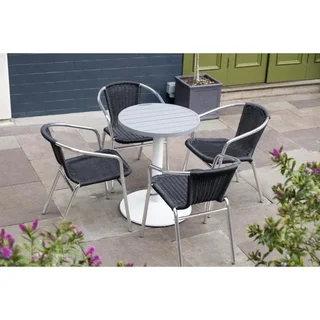 Round Table Top Aluminium Light Grey Ø580 mm