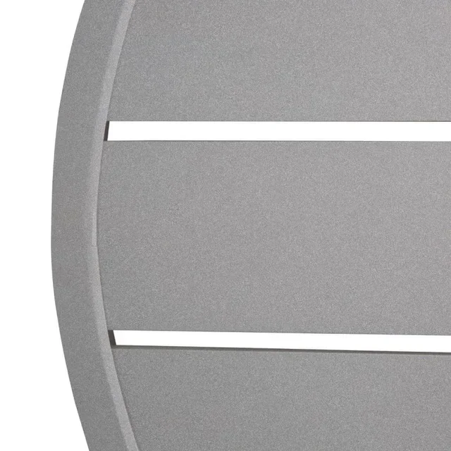Round Table Top Aluminium Light Grey Ø580 mm