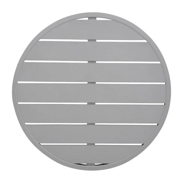 Round Table Top Aluminium Light Grey Ø580 mm