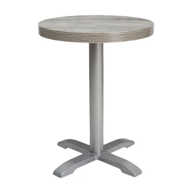 Round Melamine Table Top Grey 60 cm