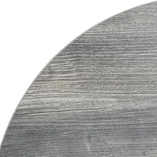 Round Melamine Table Top Grey 60 cm