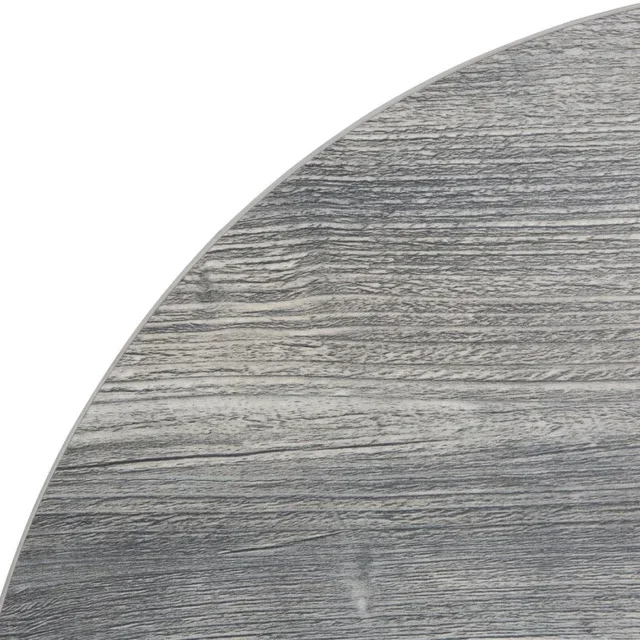 Round Melamine Table Top Grey 60 cm