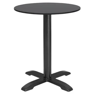 Round Table Top Black Matte 60 cm
