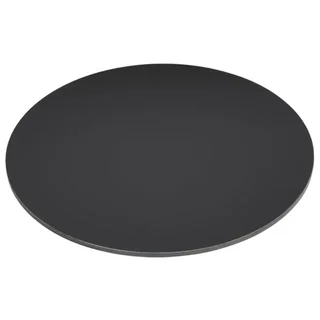 Round Table Top Black Matte 60 cm