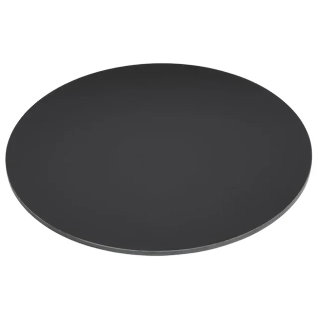 Round Table Top Black Matte 60 cm
