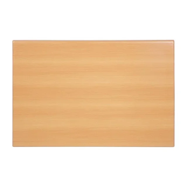 Tapa de Mesa Rectangular de Madera de Haya Pre-perforada