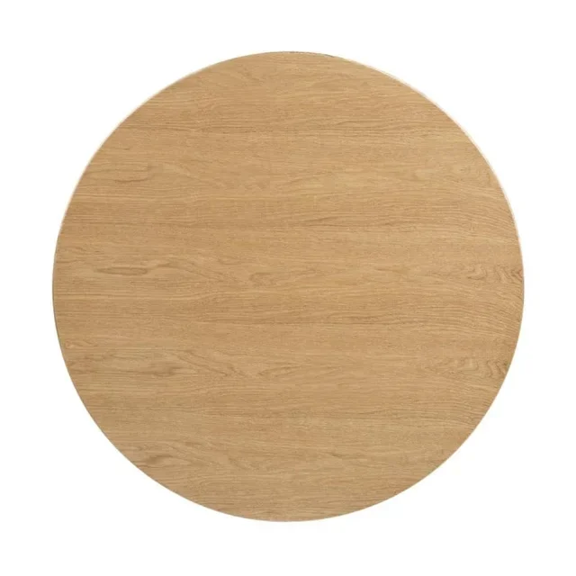 Round Natural Ash Wood Tray Diameter 600 mm for Table
