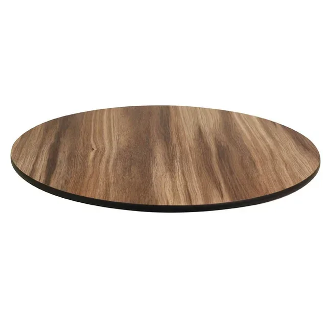 Round Table Top Mesa - Colorado Oak Wood - Diameter 60 cm