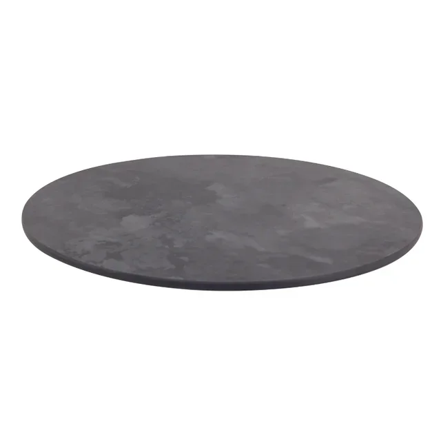 Round Table Top Mesa - Lava Stone - Diameter 110 cm