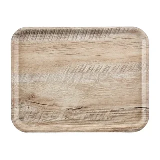Madeira Light Oak Wood Grain Laminated Table Top 43 cm