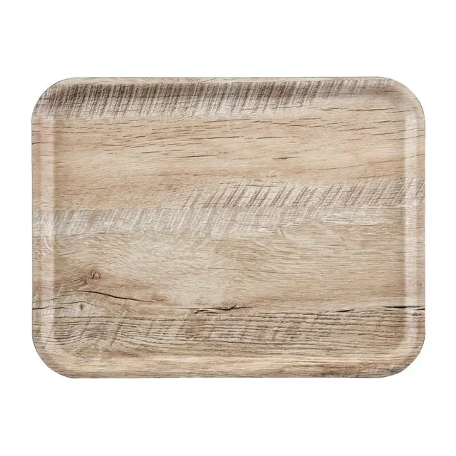 Madeira Light Oak Wood Grain Laminated Table Top 43 cm