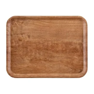 Tapa de Mesa Laminada Efecto Madera Olivo Marrón Veteado 46 cm