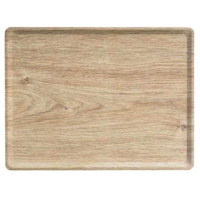 Laminated Melamine Rectangular Table Top - 280 x 200 mm - Light Oak Finish - Pack of 20 Units