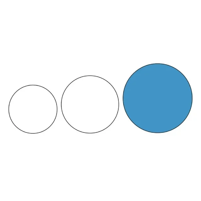 Tablero de Mesa Redondo Mykonos Ø 38 cm Efecto Nogal Laminado