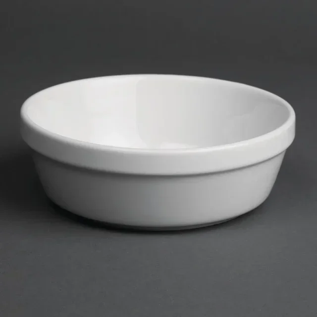 Round White Gratin Dishes Ø 137 mm - Set of 6