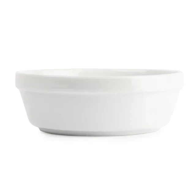 Round White Gratin Dishes Ø 137 mm - Set of 6