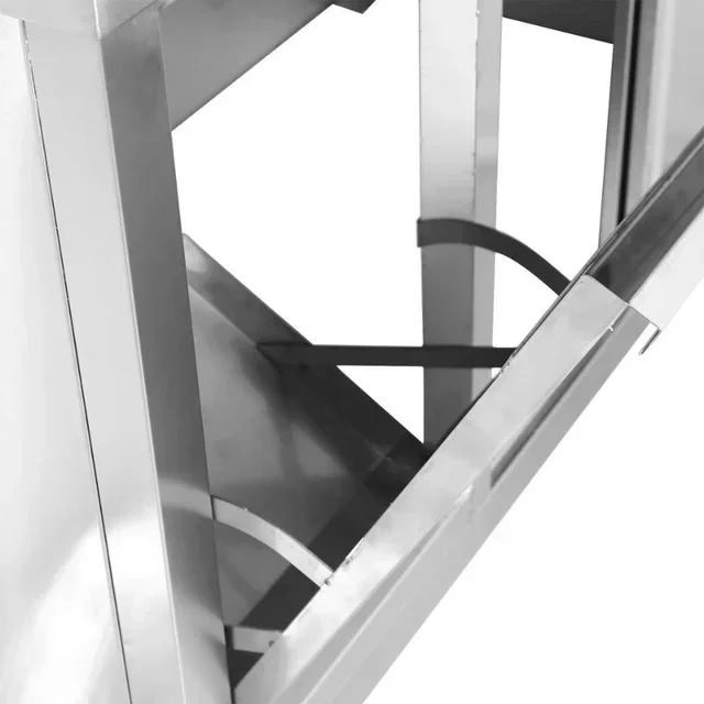 Spültisch mit Aufkantung und integriertem Mülleimer - 1200 x 600 mm