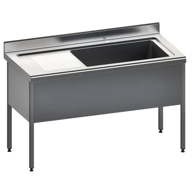 Pia 1 Cuba com Escorredor Esquerdo - Profundidade 700 mm