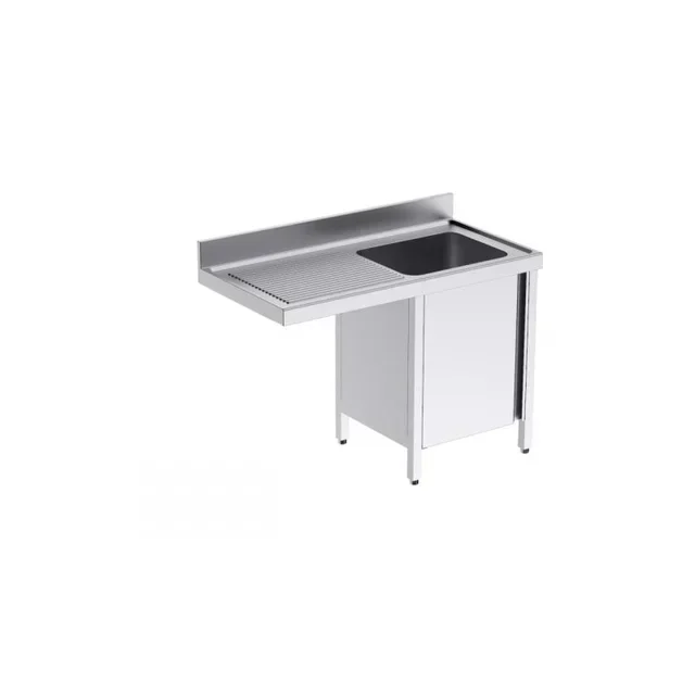 1-Tank Sink with Swinging Door + Left Dishwasher Entry - 1200 x 600 mm