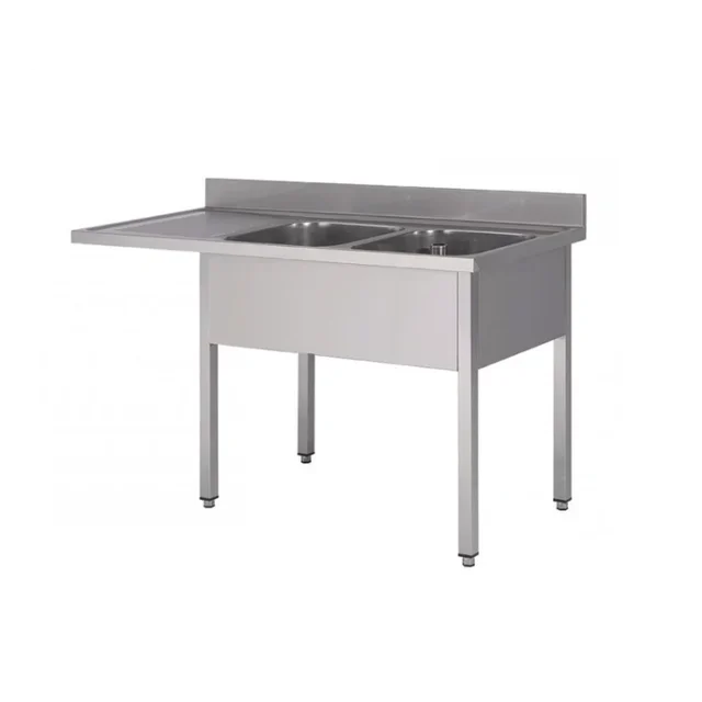 Fregadero Profesional Lavavajillas 1600 mm Cubetas Derecha