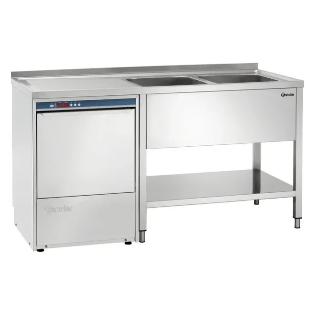 Fregadero Lavadero 700 - Doble Cubeta con Escurridor Izquierdo