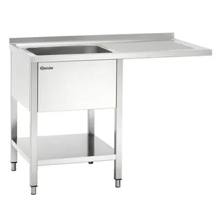 Lavello Cucina Professionale 70 cm con Scolapiatti Destro