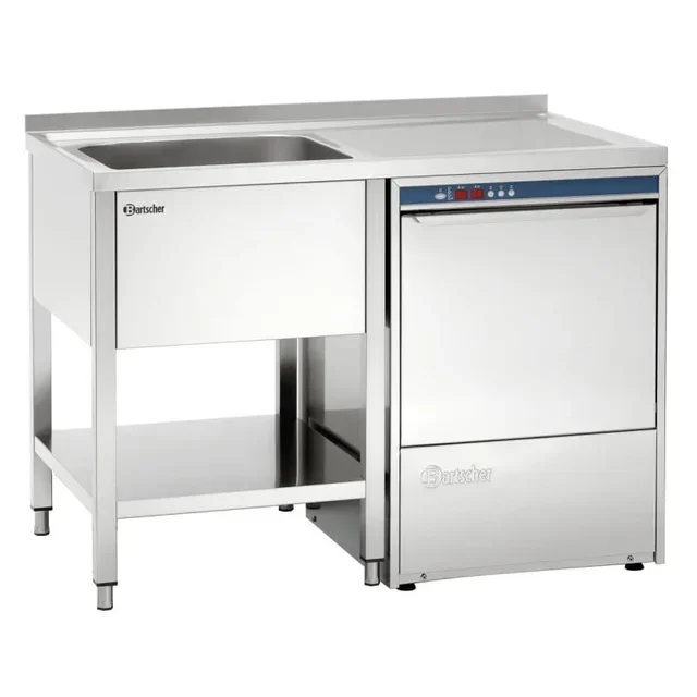 Gewerbliche Küchenspüle 70 cm mit Rechtsseitigem Abtropfbrett