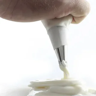 Spritzbeutel Baumwolle 40 cm - Set mit 2 wiederverwendbaren Stücken