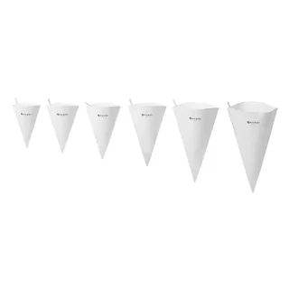 Spritzbeutel Baumwolle 40 cm - Set mit 2 wiederverwendbaren Stücken