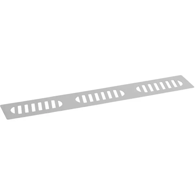 Edelstahl Rechteckige Schablone - 3 Formen - 550 x 85 mm